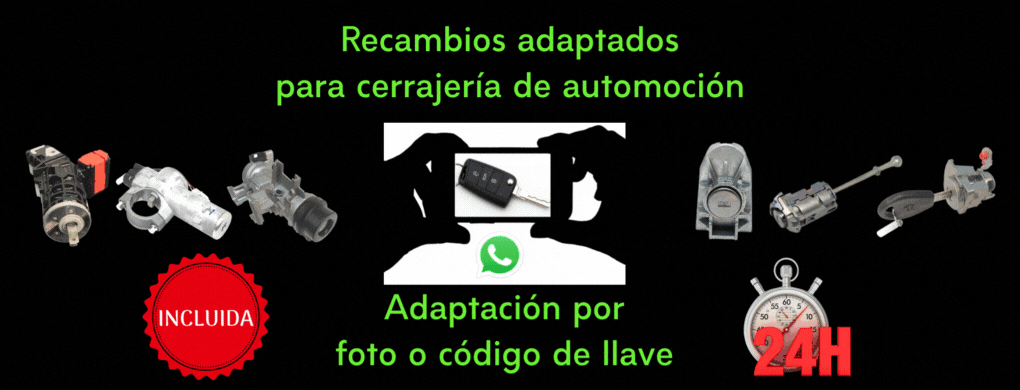 Recambios cerrajería automoción